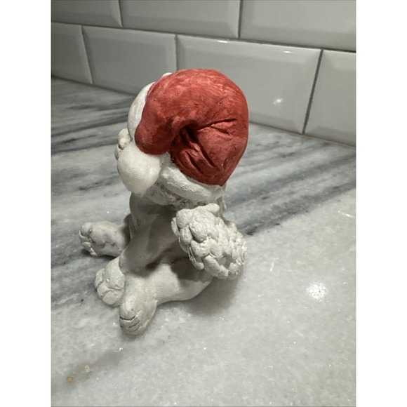 Vintage DREAMSICLES 1991 Baby Angel Cherub wearing santa hat - signed by Kristin - Picture 2 of 7